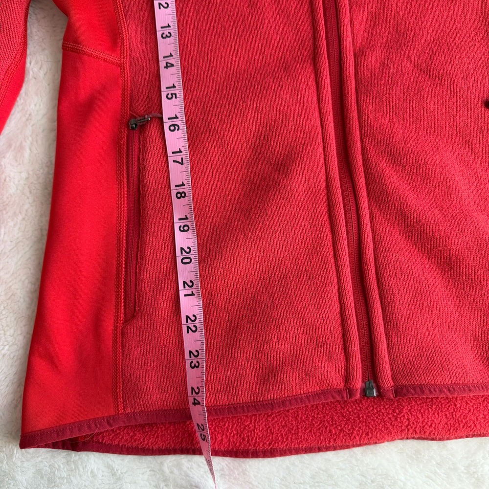 Patagonia Women’s Better Sweater Full Zip Jacket Red Size Medium Outdoor Fleece - Picture 10 of 12